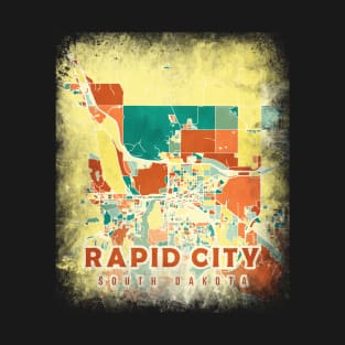 Rapid City South Dakota US map T-Shirt