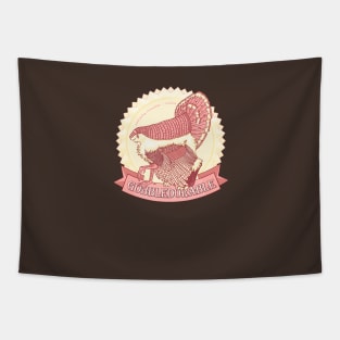 Gobbledorable - Pink Fairy Armadillo x Turkey Tapestry