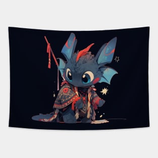 Stitch dragon Tapestry