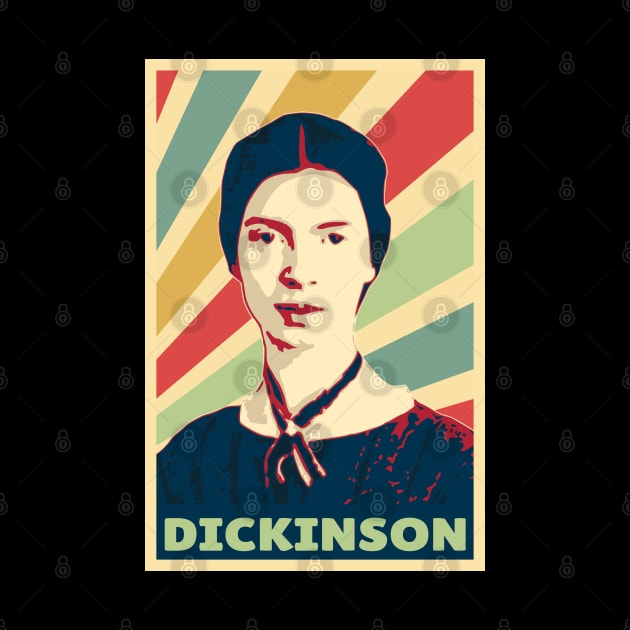 Emily Dickinson Vintage Colors by Nerd_art