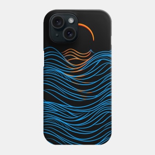 Sunset and Waves Phone Case