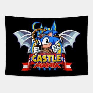 CastleMania - Moon version (Collab with MadewithAwesome) Tapestry
