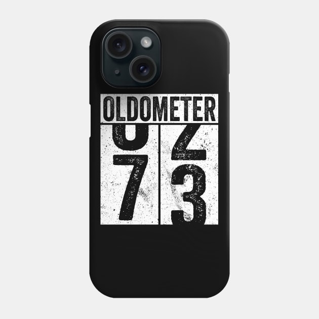 73 Years Old Oldometer Phone Case by Saulene