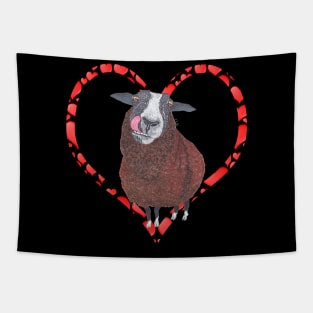 ZWARTBLES SHEEP HEART Tapestry