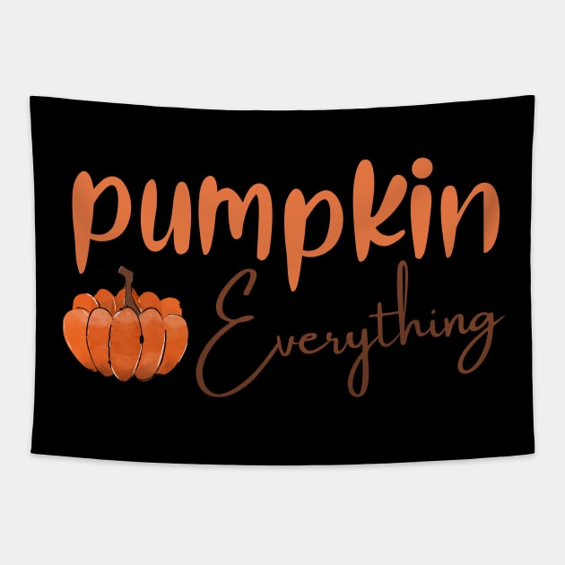 Pumpkin Everything Tapestry by TsunamiMommy