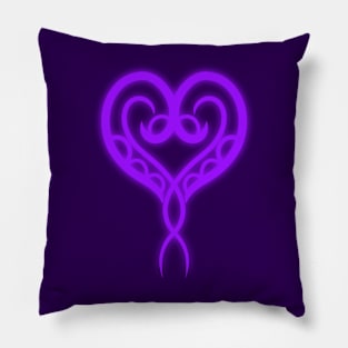 Passion Heart - Purple Pillow