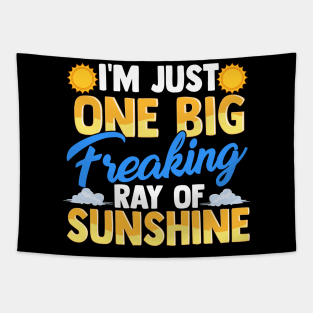 I'm Just One Big Freaking Ray Of Sunshine Tapestry