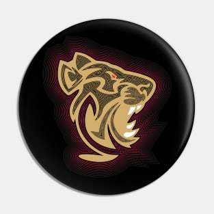 Polygonal Lion Pin