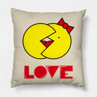 pacman love Pillow