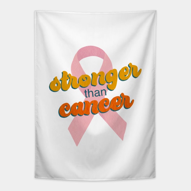 Stronger than cancer Tapestry by RosanneCreates