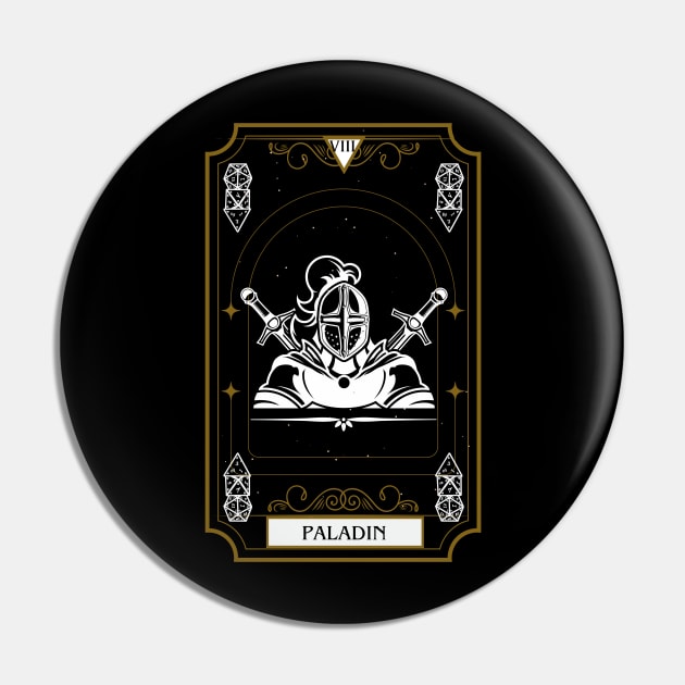 Paladin Dnd Tarot Card for Dungeons and Dragons Dnd5e Pin by JaeSlaysDragons