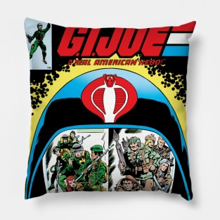 GI Joe retro comic cover Pillow