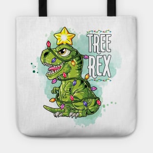 T-Rex Holiday Tree Tote