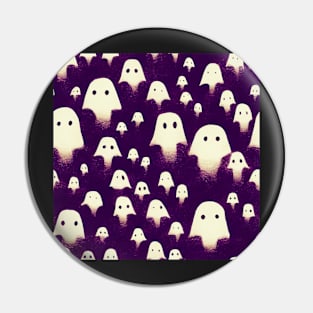 Cute Ghosts Pattern Pin