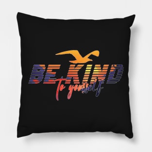 Be Kind Casual Inspirational Graphic Pillow