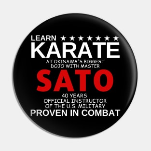 Learn Karate Sato Pin