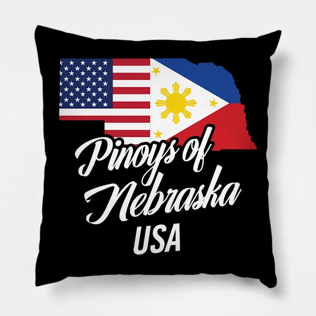 Filipinos of Nebraska Design for Proud Fil-Ams Pillow by c1337s