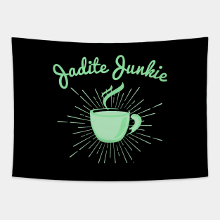 Jadite Junkie - Vintage Jadeite Green Coffee Cup Tapestry