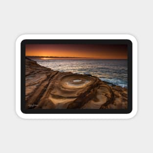 Putty Beach Sunrise Magnet