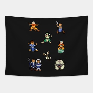 ATLA Mini Stickers: Gaang Tapestry