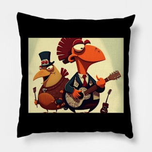 Chicken concert Pillow