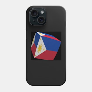 Philippines Flag cubed. Phone Case