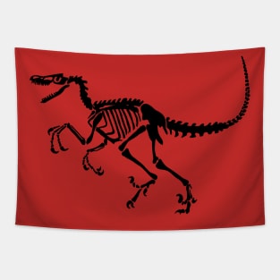 Terra Fossil Velociraptor Dinosaur Tapestry