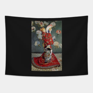 UntitledMadame Monet in a Japanese kimono - Claude Monet Tapestry