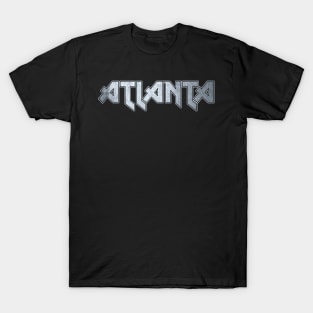  ATLiens Atlanta Script Logo T-Shirt : Clothing, Shoes