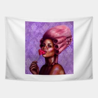 Yas, Queen, Madam Lolli in purple Tapestry