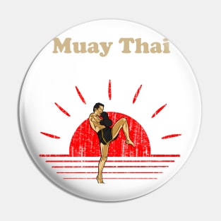 Muai Thai Thailand fighter Pin