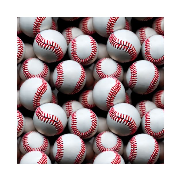 Baseball ball pattern by Patternz