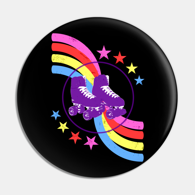 ROLLER DISCO Skates for a Roller Boogie Session Roller Disco Pin