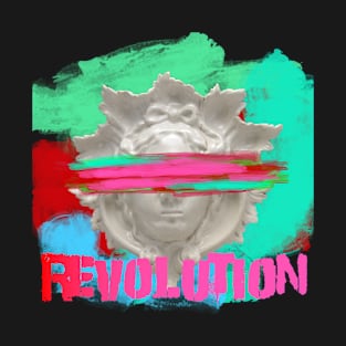 Revolution Marble Statue T-Shirt