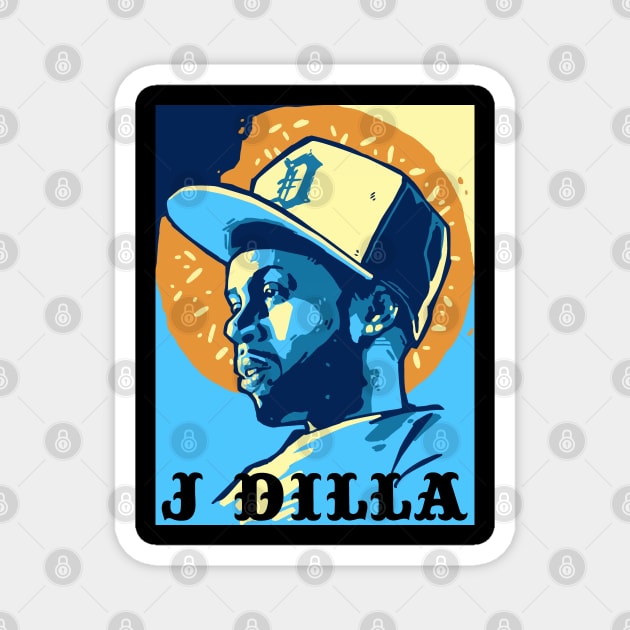 J Dilla Donuts Magnet by Pittih