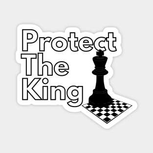 Protect the King (With Chess Board) Magnet