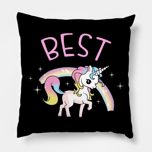 Best Friends Matching Designs Pillow by KsuAnn