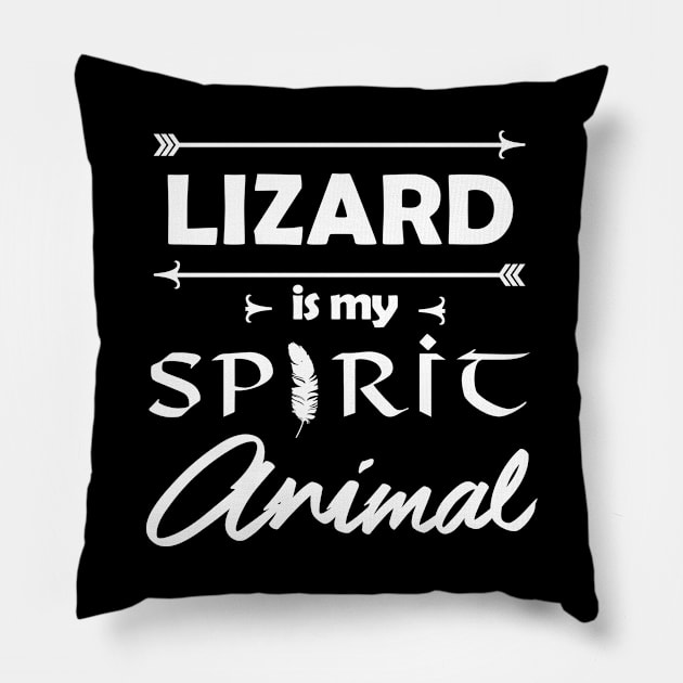 Lizard is My Spirit Animal Pillow by Sham