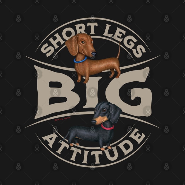 Dachshunds-Short Legs, Big Attitude by Danny Gordon Art