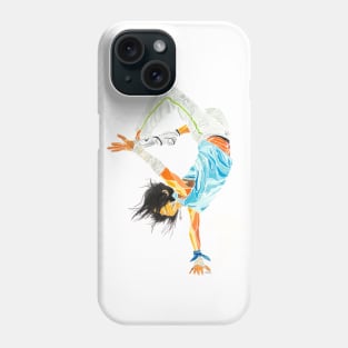 Acrobatic dancing girl Phone Case