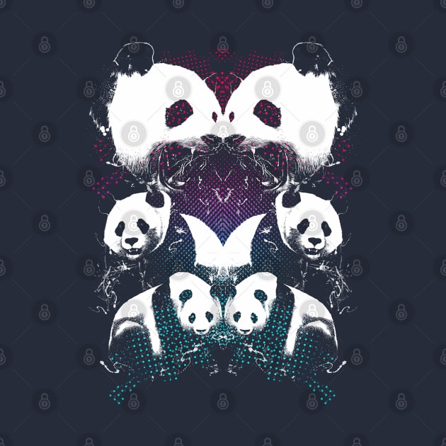 PANDA COLLIDE by ALFBOCREATIVE