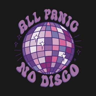 All Panic No Disco - Purple T-Shirt