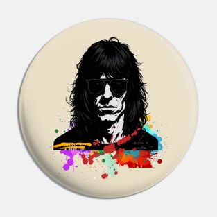 Joey Ramone Graffiittiii edition artwork Pin