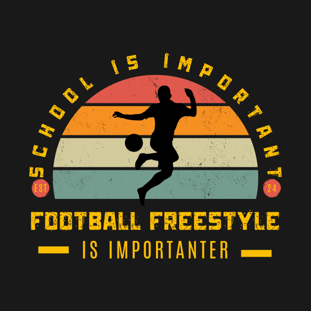 Football is importanter funny soccer by Lottz_Design 