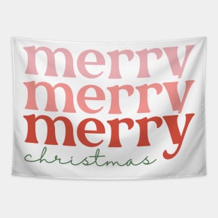 Merry Christmas jolly design Tapestry