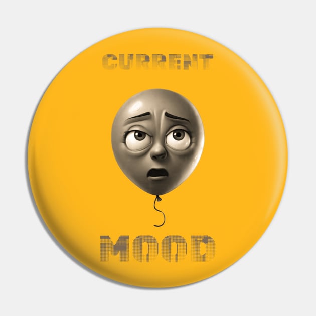 Current Mood Stunned Pin by Cavaleyn Designs