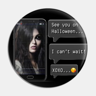 See you Halloween letter message Samara girl Pin