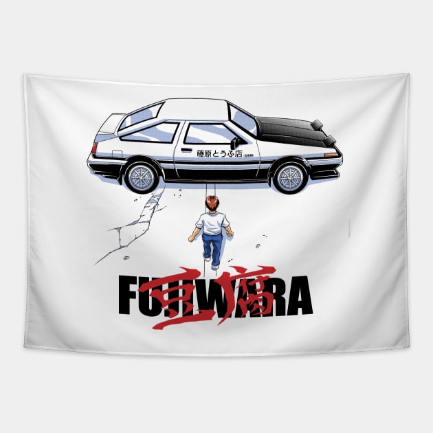 Fujiwara Tapestry by CoinboxTees