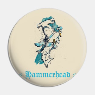 hammer head shark Pin