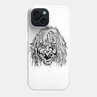 WITCHES HEAD B&W Phone Case